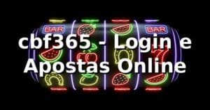 cbf365 - Login e Apostas Online